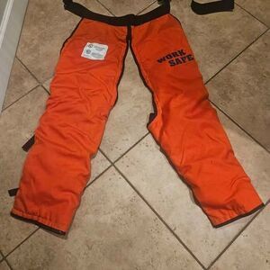 Woodland XXLong Chain Saw Pants Safety Orange